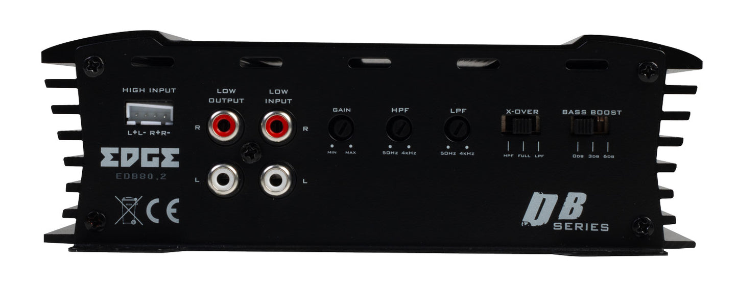 EDB80.2LITE-E2 | EDGE DB Series 2 Channel 320 watts Amplifier