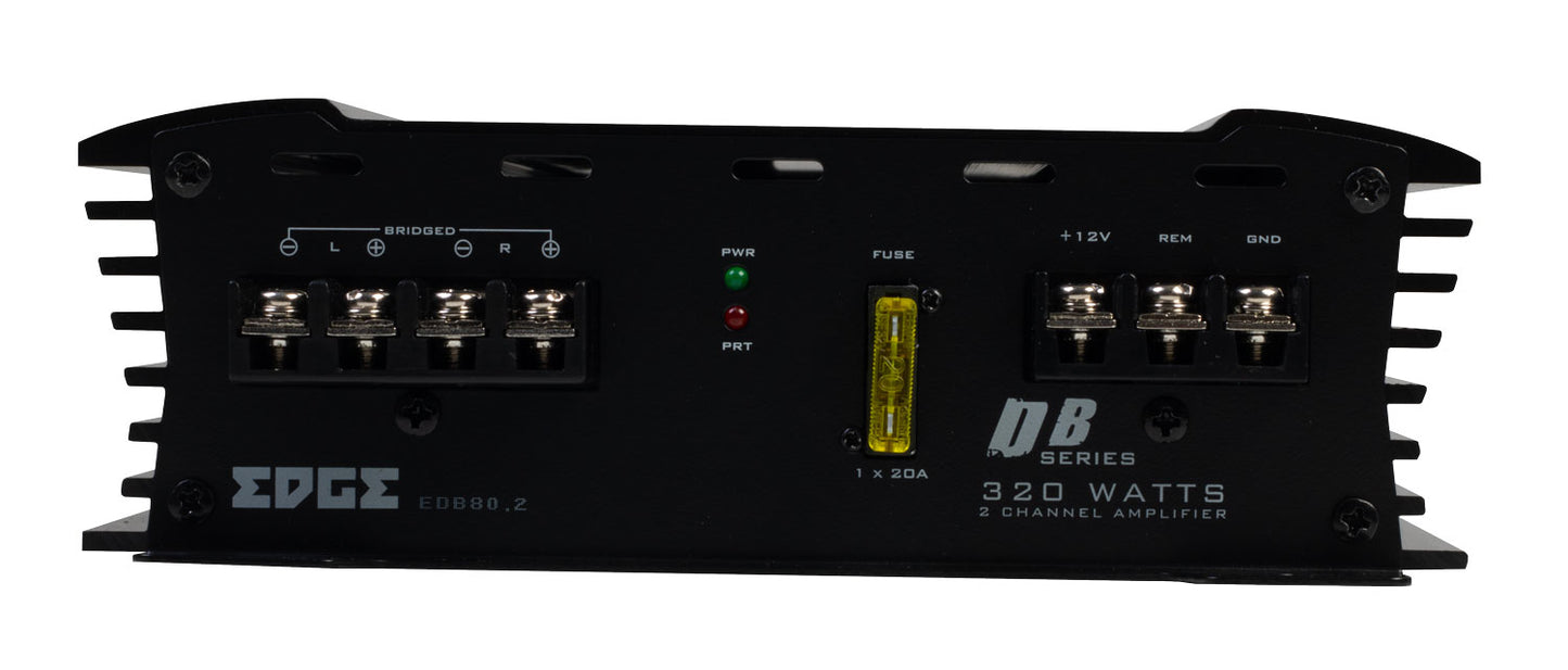 EDB80.2LITE-E2 | EDGE DB Series 2 Channel 320 watts Amplifier