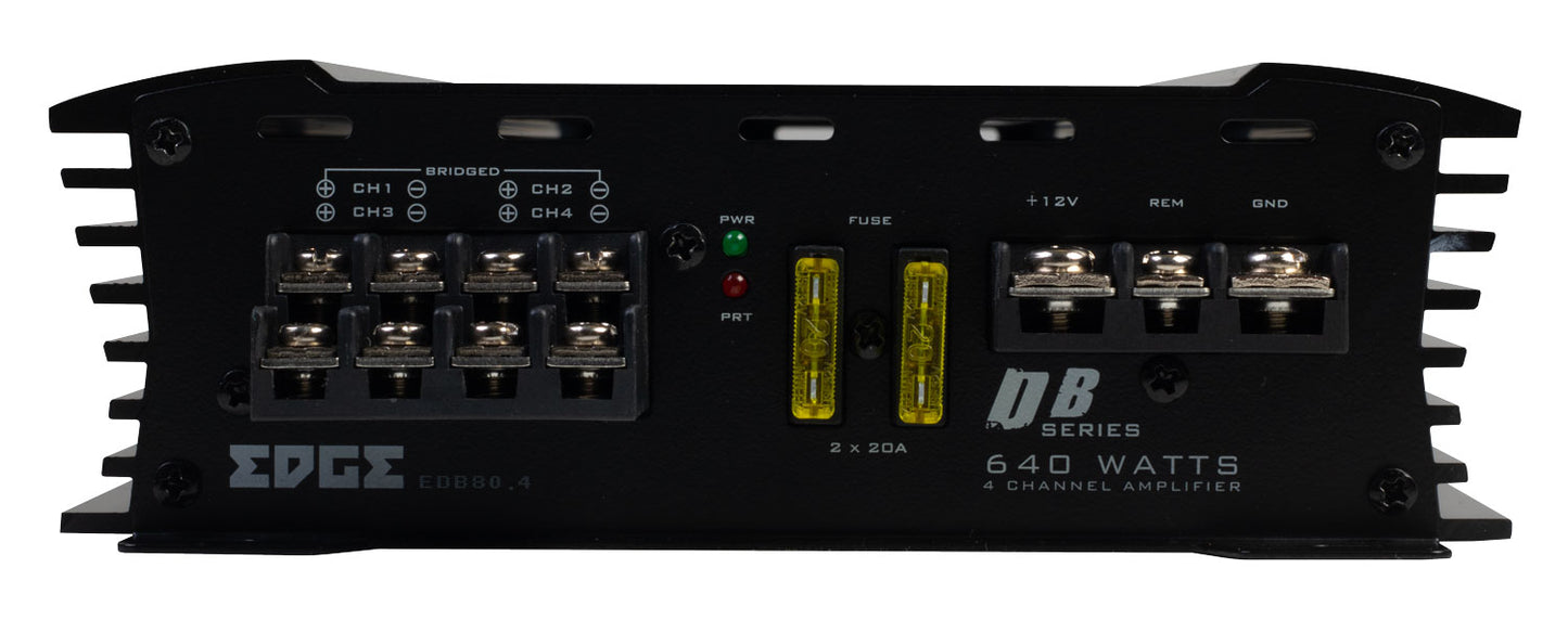 EDB80.4LITE-E2 | EDGE DB Series 4 Channel 640 watts Amplifier