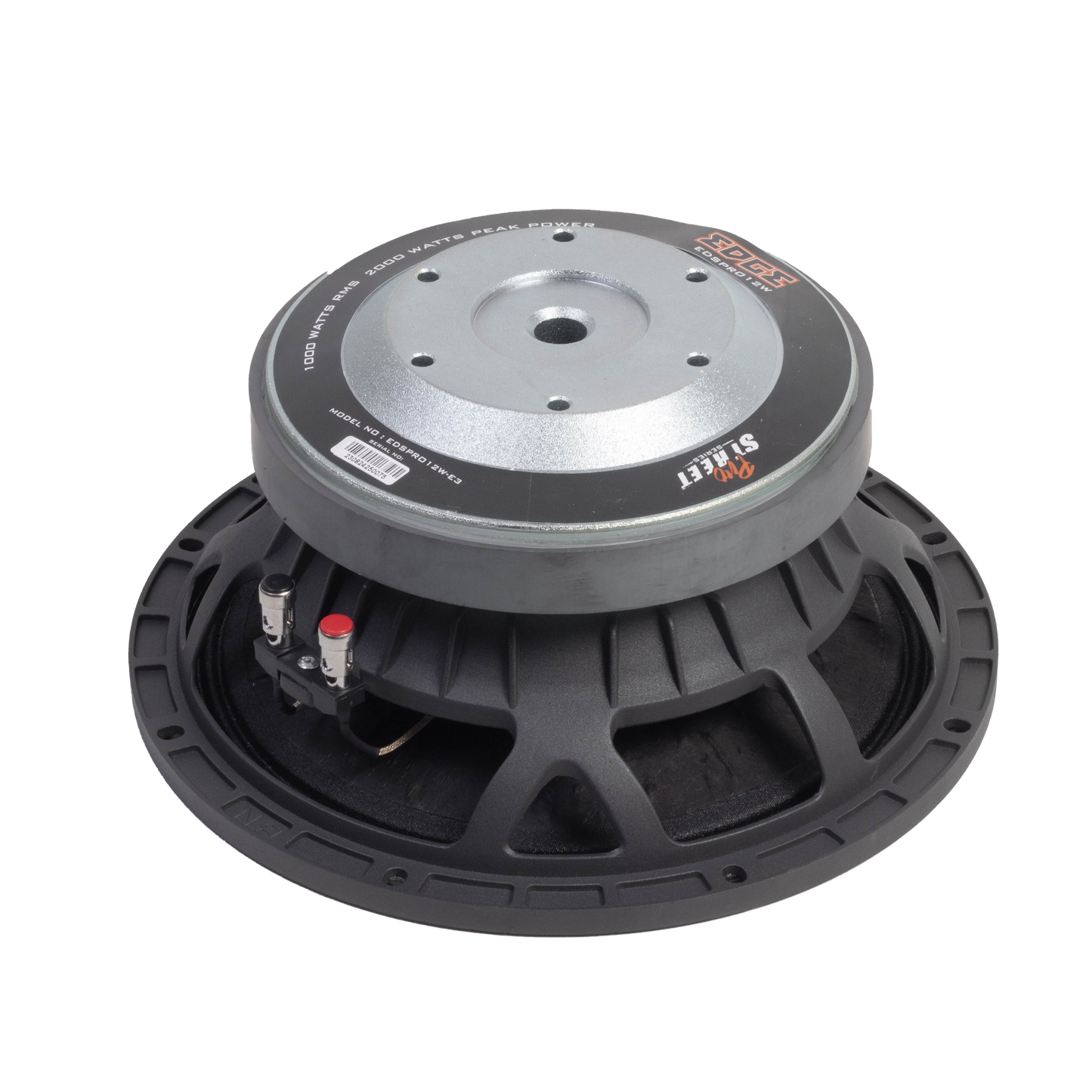 EDSPRO12W-E3 | EDGE Street Series 12 inch 2000 watts Pro Audio Subwoofer