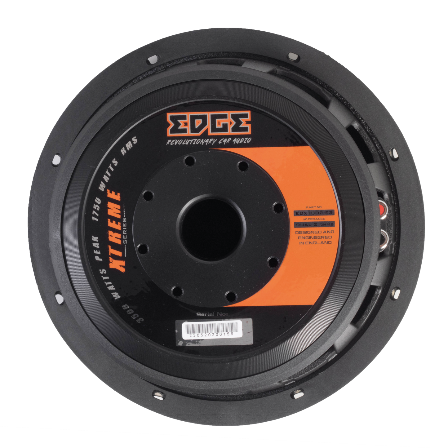 EDX10D2-E3 | EDGE Xtreme Series 10 inch 3000 watts Subwoofer