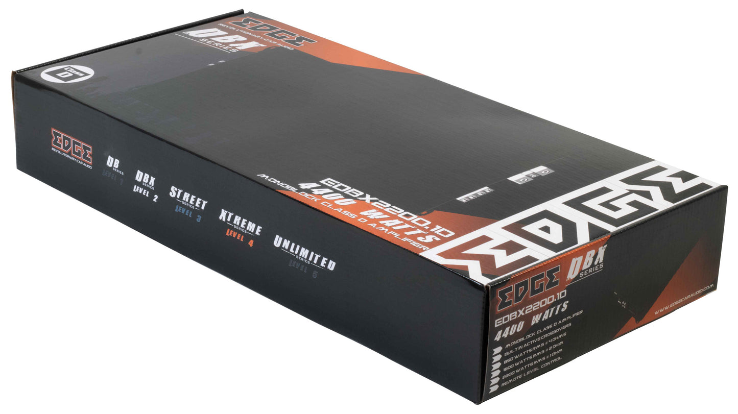 EDBX2200.1D-E4 | EDGE DBX Series Monoblock 4400 watts Amplifier