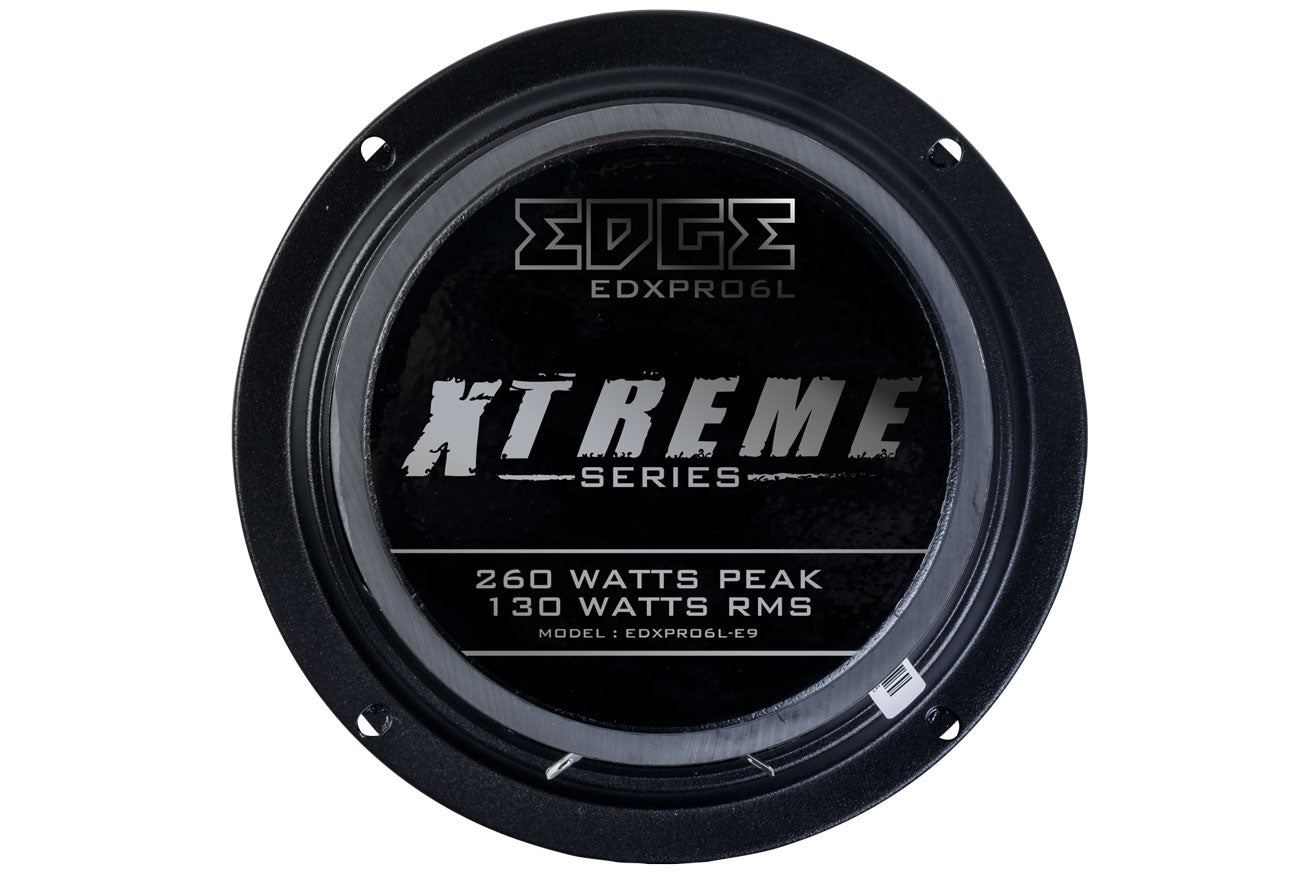 EDXPRO6L-E9 | EDGE Xtreme Series 6.5 inch 260 watts 93dB Pro Audio Midrange Speakers - Pair