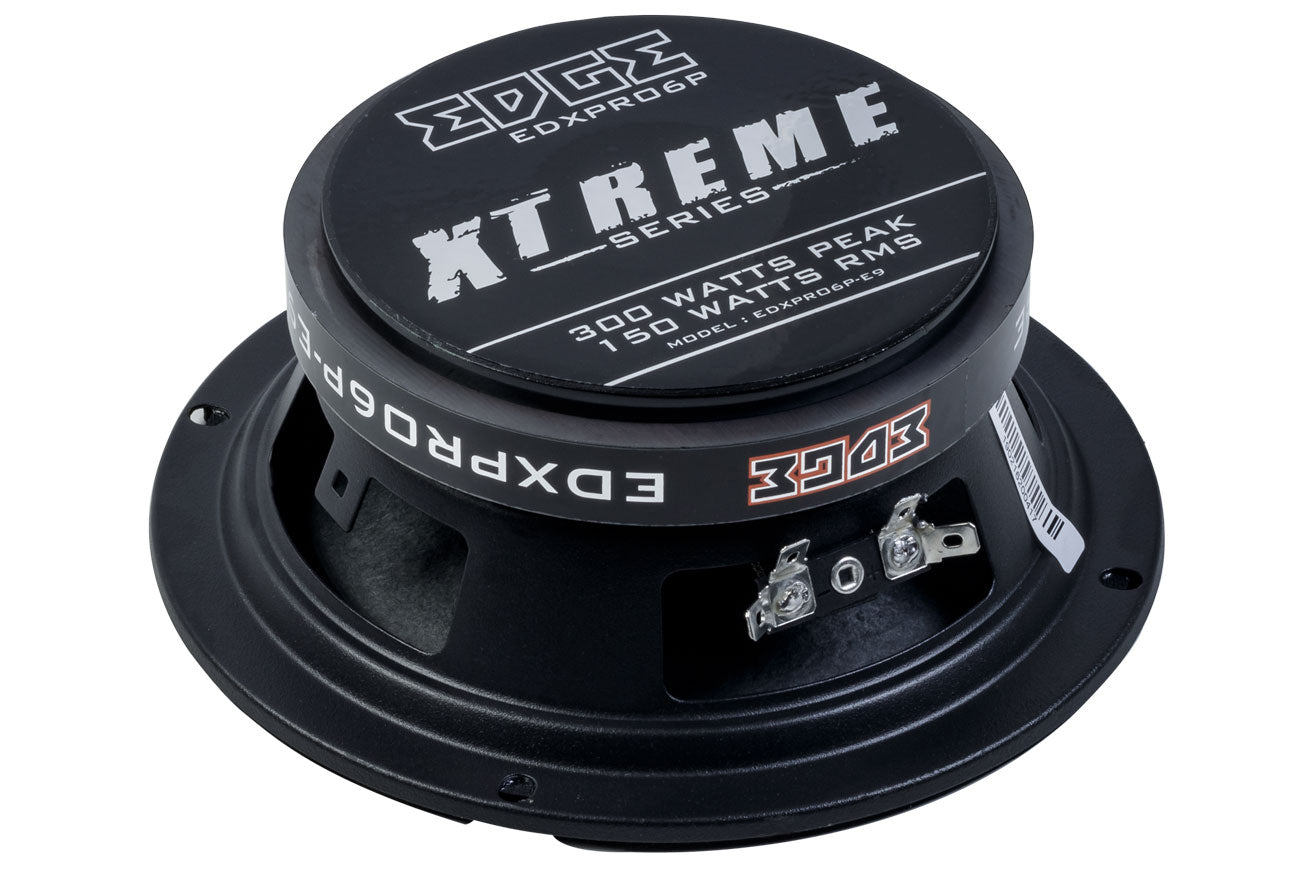 EDXPRO6P-E9 | EDGE Xtreme Series 6.5 inch 300 watts 95dB Pro Audio Midrange Speakers - Pair
