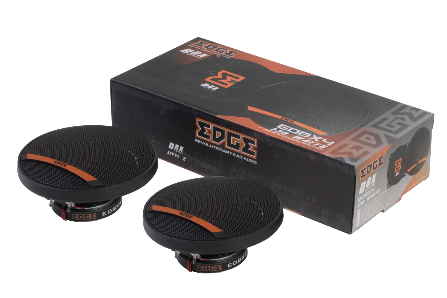 EDBX4-E1 | EDGE DBX Series 4 inch 120 watts Coaxial Speakers - Pair