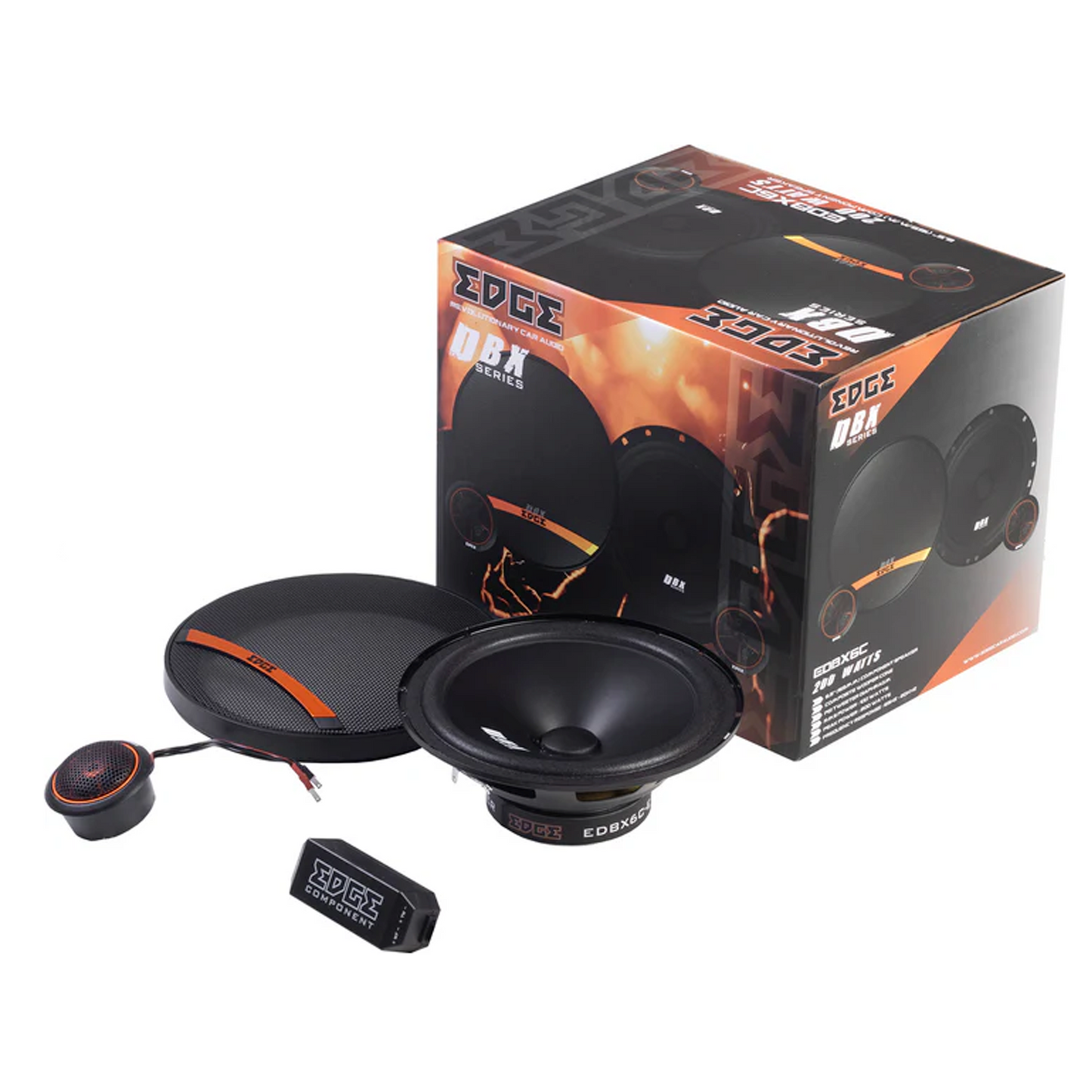 EDBX6C-E1 | EDGE DBX Series 6.5 inch 200 watts Component Speakers - Pair