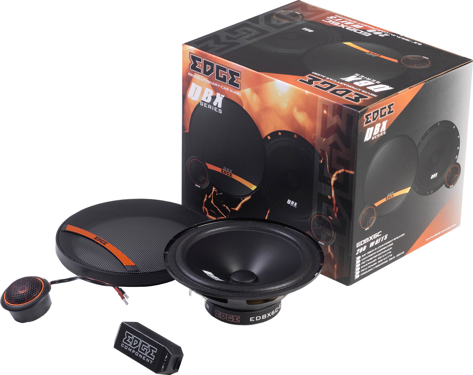 EDBX6C-E1 | EDGE DBX Series 6.5 inch 200 watts Component Speakers - Pa ...
