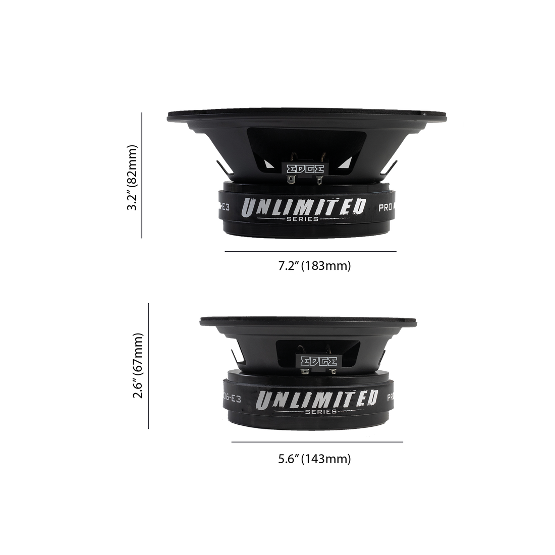 EDUPRO6E3 PRO AUDIO MIDRANGE Edge Car Audio