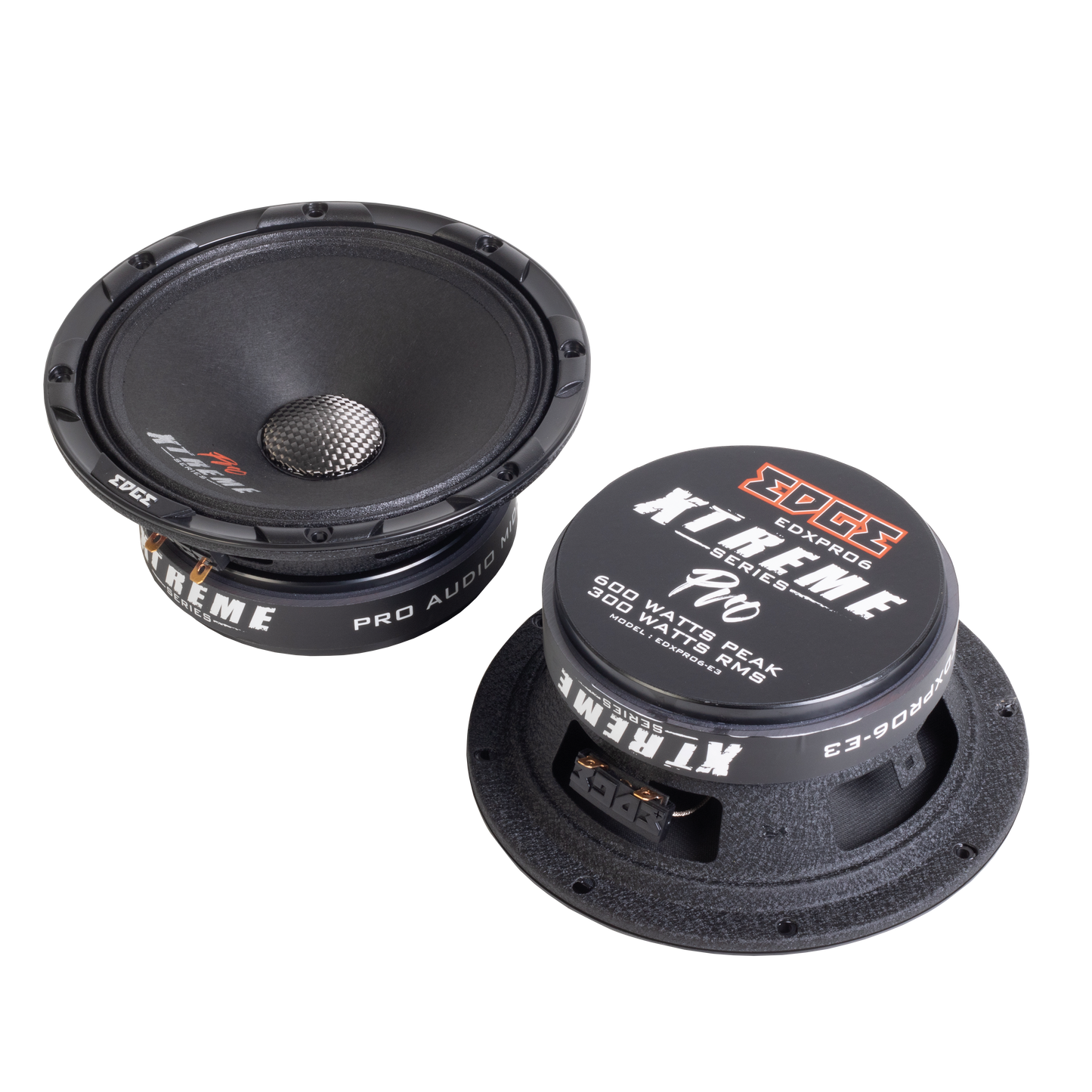EDXPRO6-E3 | EDGE Xtreme Series 6.5 inch 600 watts 99dB Pro Audio Midrange Speakers - Pair
