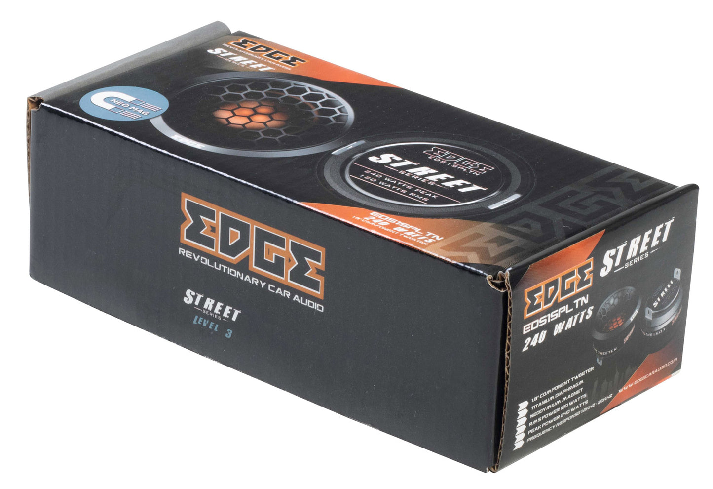 EDS1SPLTN-E1 | EDGE Street Series 1.9 inch 240 watts 98dB Titanium Dome Tweeters - Pair