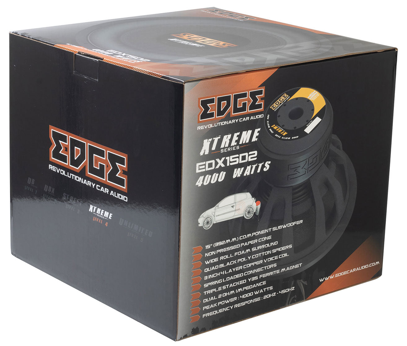 EDX15D2-E0 | EDGE Xtreme Series 15 inch 4000 watts Subwoofer