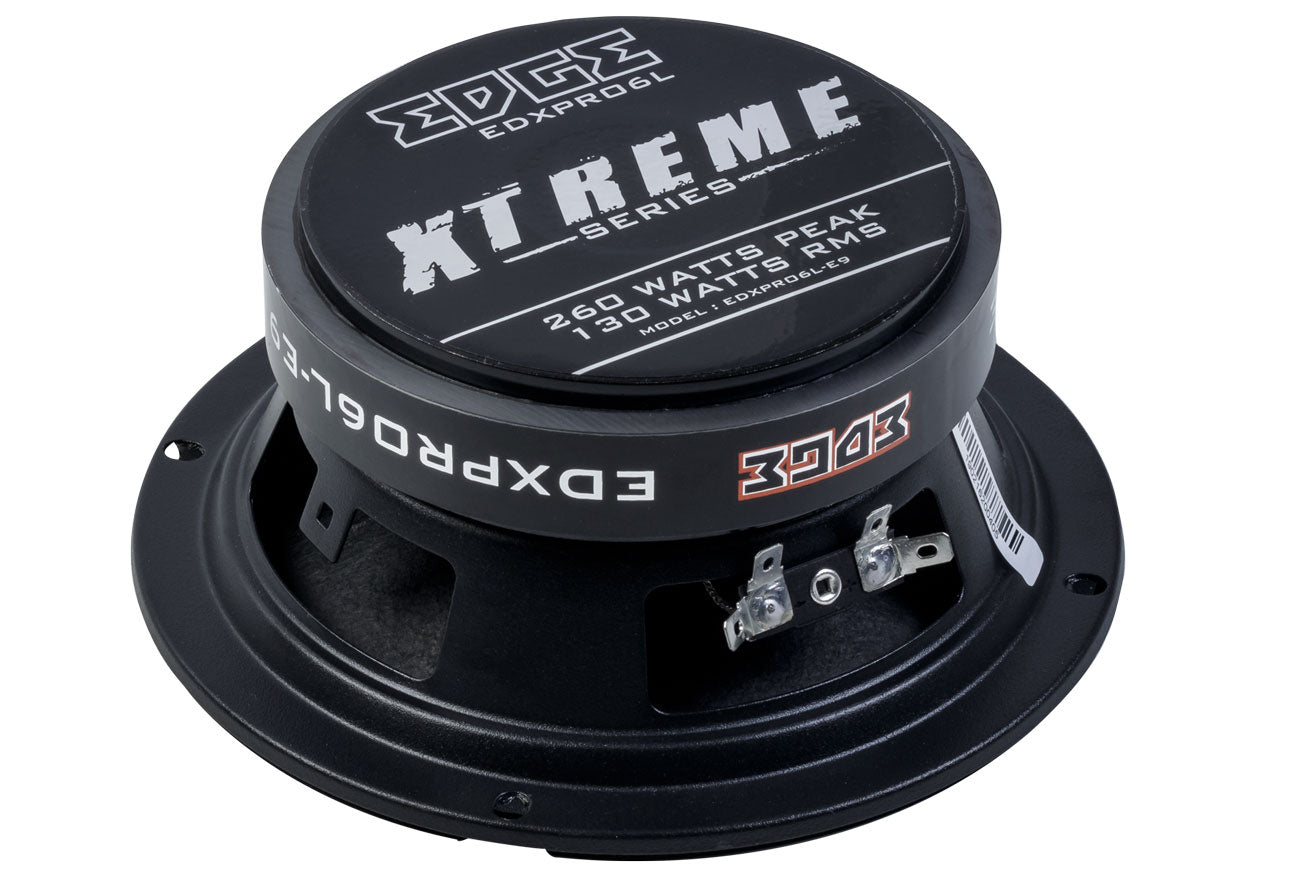EDXPRO6L-E9 | EDGE Xtreme Series 6.5 inch 260 watts 93dB Pro Audio Midrange Speakers - Pair